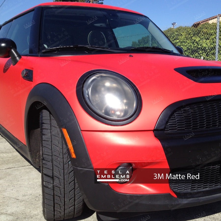 3M Matte Red Center Console Wrap Kit | 2021-2023 Model 3 & Y - Tesla Emblems