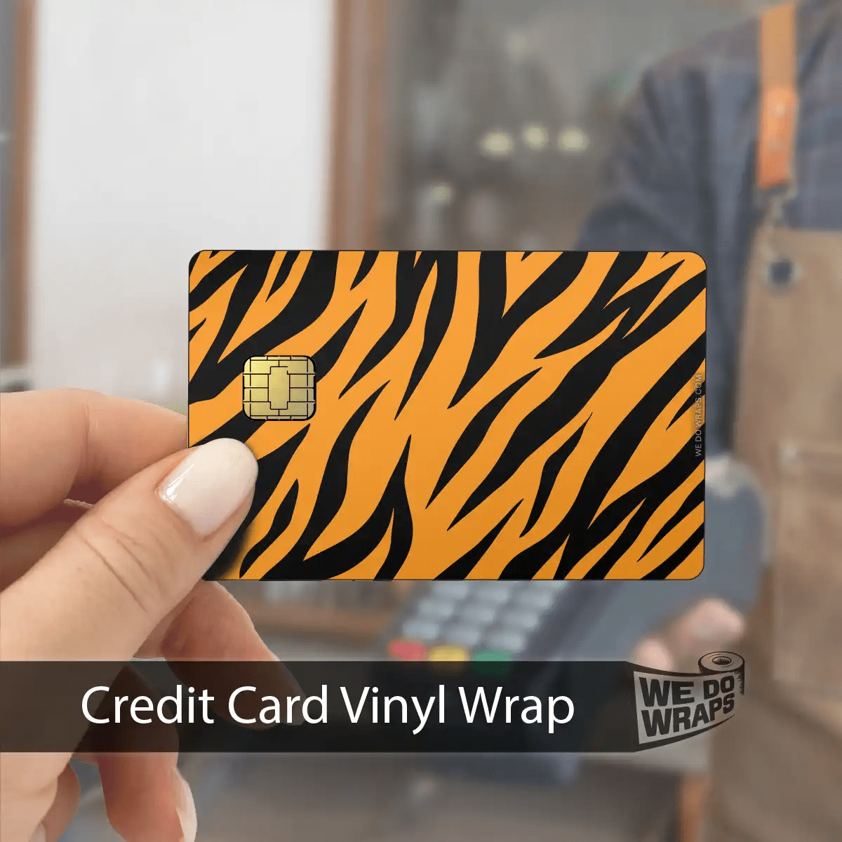 Bengal Tiger Fur | NFC Key Card Wrap - Tesla Emblems