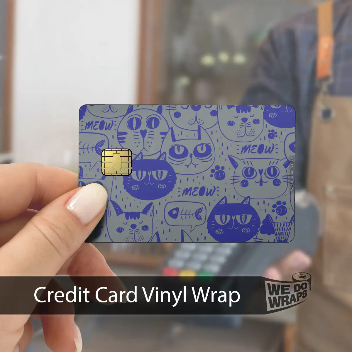 Blue Cats | NFC Key Card Wrap - Tesla Emblems