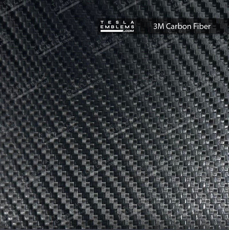 3M Carbon Fiber Center Console Wrap Kit | 2017-2021 Model 3 & Y - Tesla Emblems