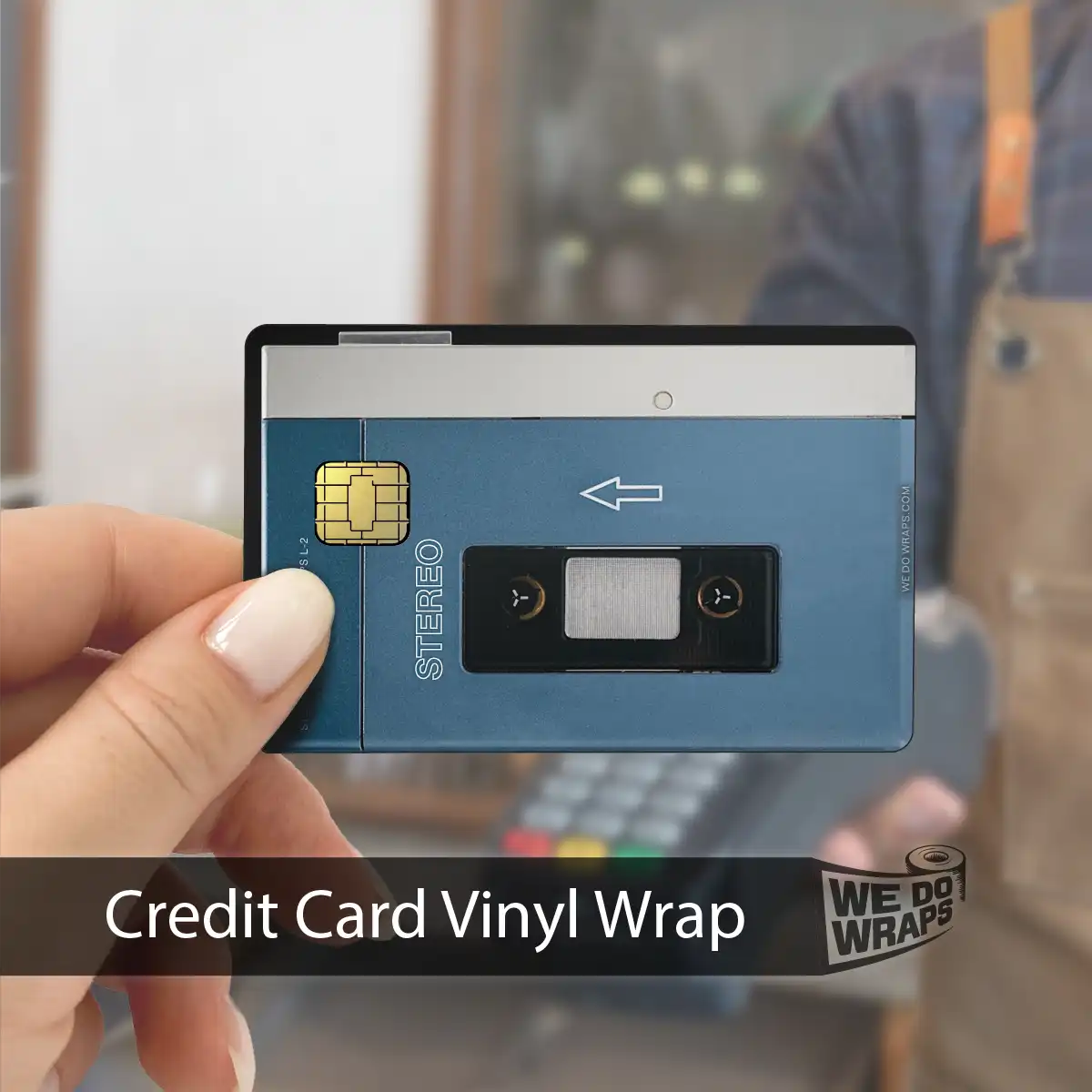 Cassette Player | NFC Key Card Wrap - Tesla Emblems