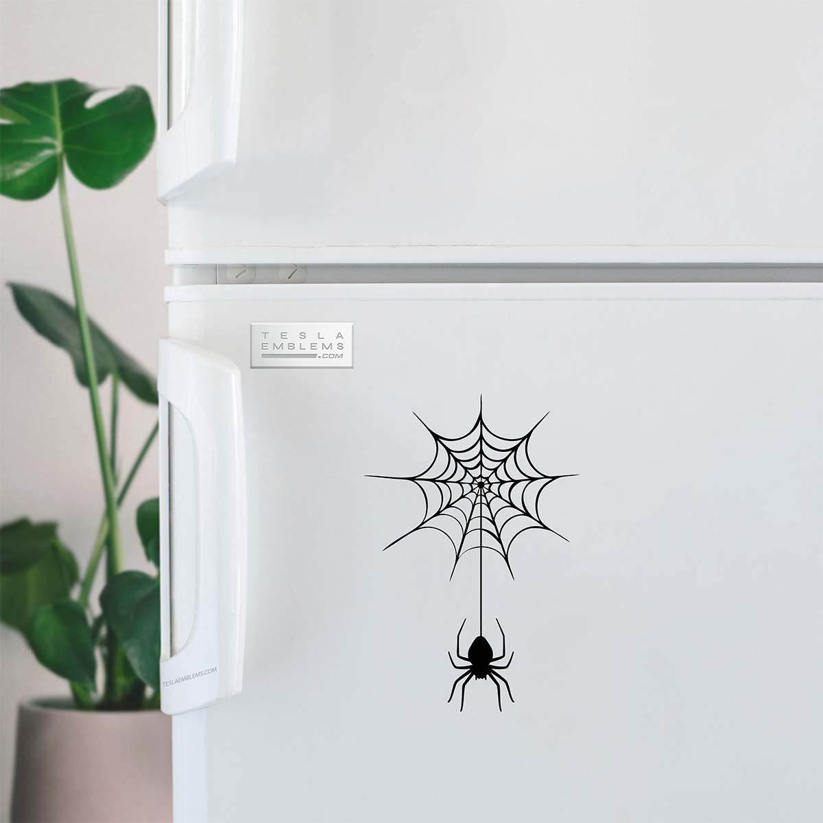 Cobweb Spider Vinyl Decal Sticker - Tesla Emblems