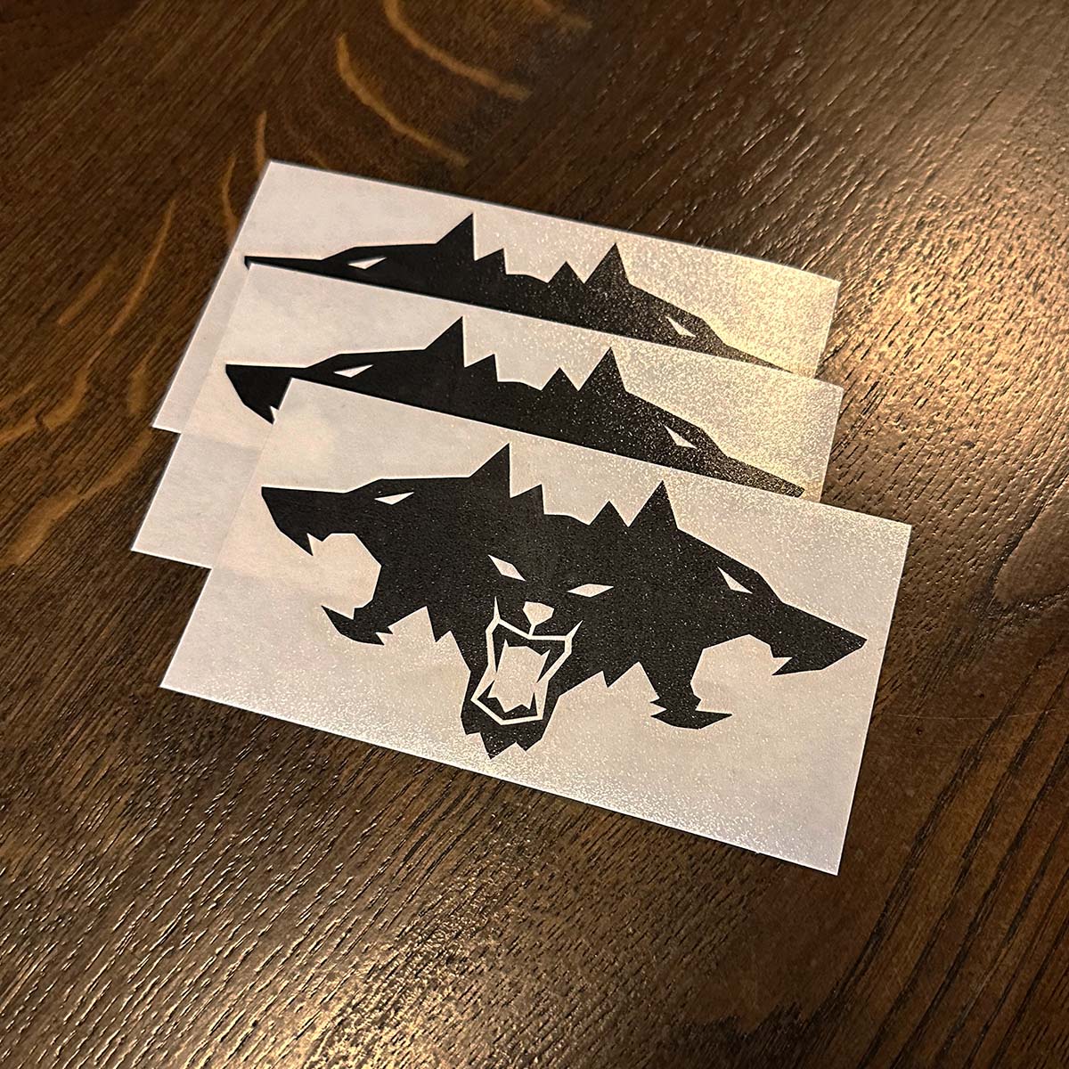 3-Headed Cyberbeast Tesla Logo Decals - Tesla Emblems