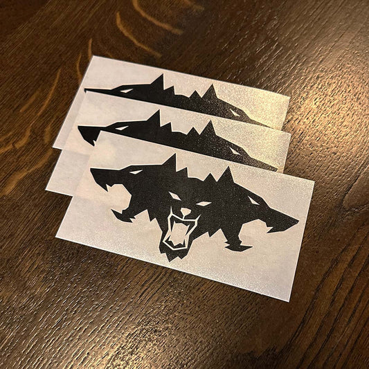 3-Headed Cyberbeast Tesla Logo Decals - Tesla Emblems