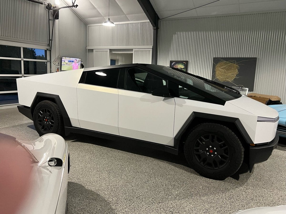 Tesla Cybertruck DIY Precut Wrap Kit - Solid Colors - Tesla Emblems