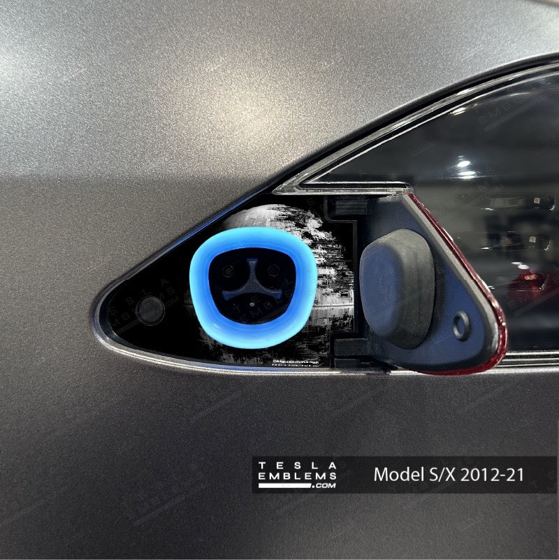 Death Star Tesla Charge Port Wrap | Model X