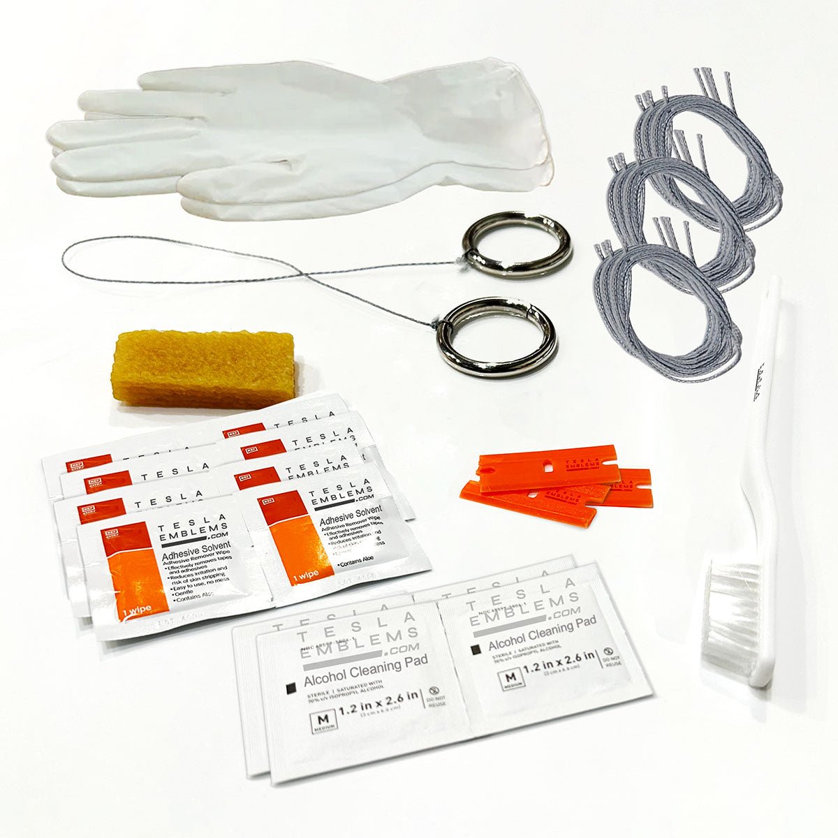 DE - Lon Emblem Removal Tool and Adhesive Removal Kit - Tesla Emblems