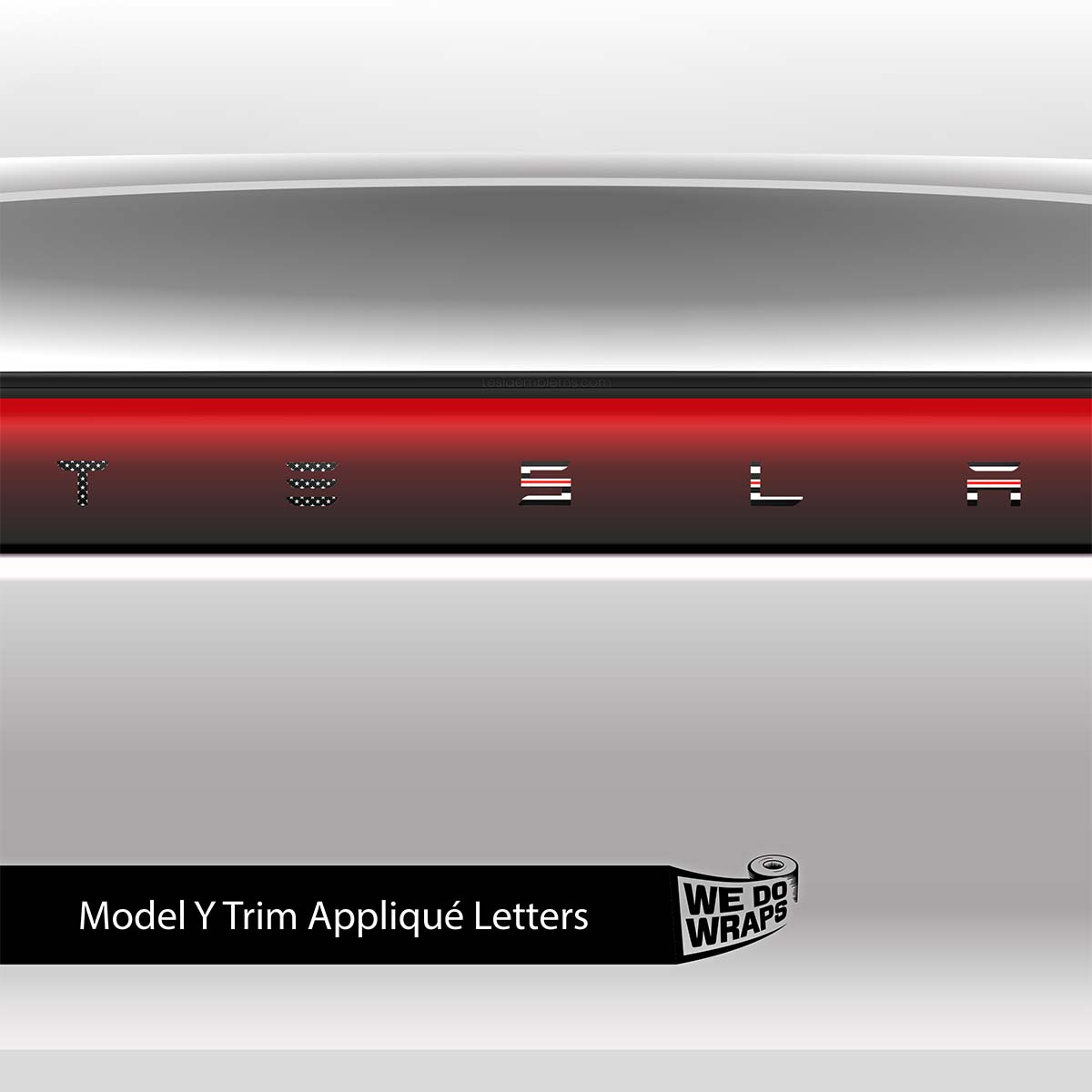 First Responders Nurse Tesla Emblem Decals (Front + Back) | Model Y - Tesla Emblems