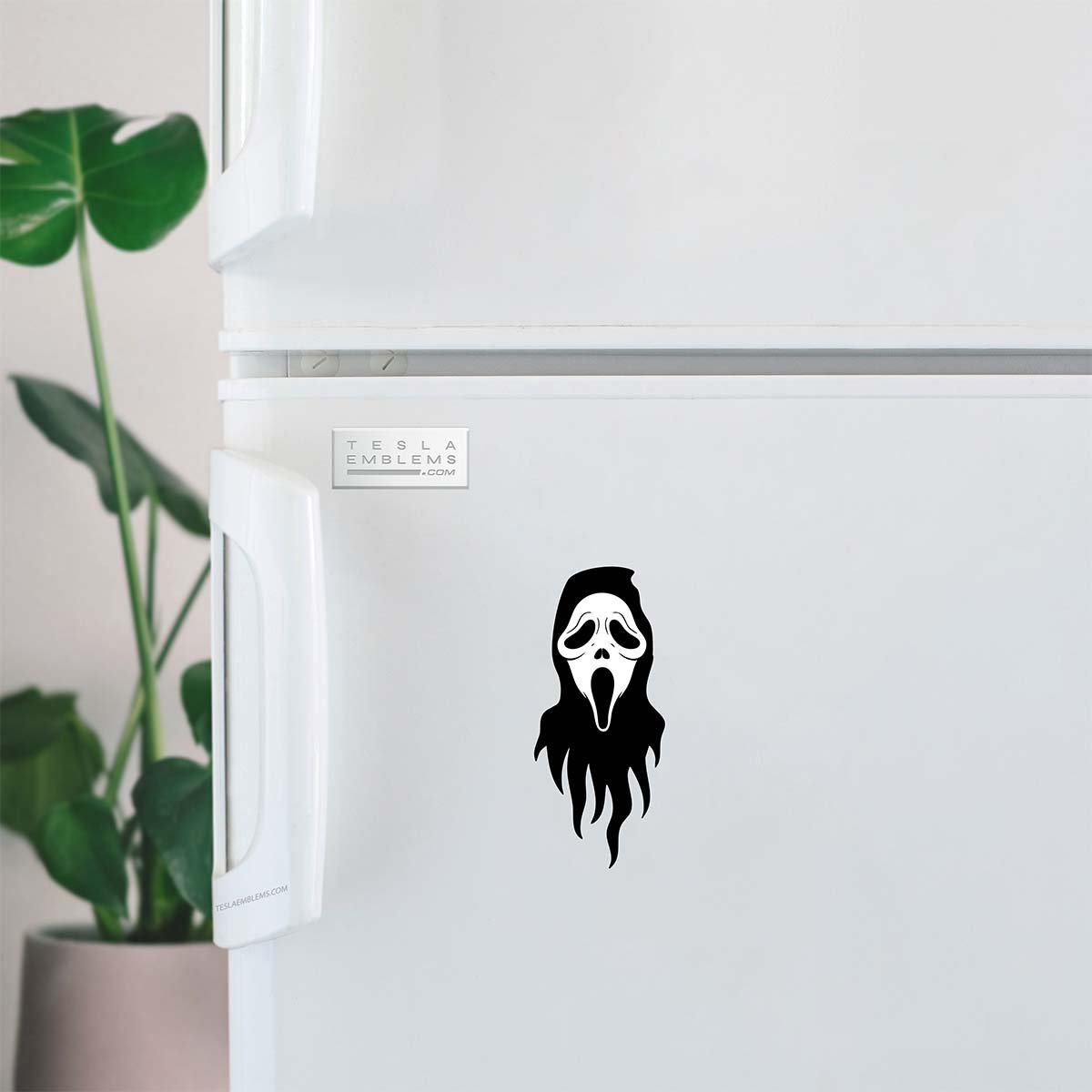 Ghostface Vinyl Decal Sticker - Tesla Emblems