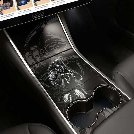 Grim Reaper Tesla Center Console Wrap Kit | Model 3 ’17 - 20 - Tesla Emblems