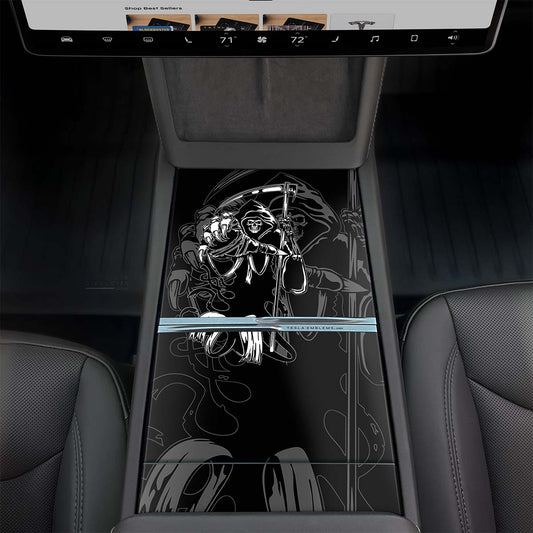 Grim Reaper Center Console Wrap Kit | M3 2024 - ’25 “Highland” - Tesla Emblems