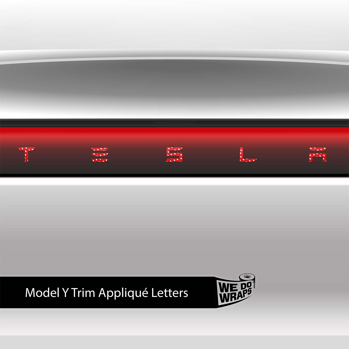 Hawaiian Tesla Emblem Decals (Front + Back) | Model Y - Tesla Emblems