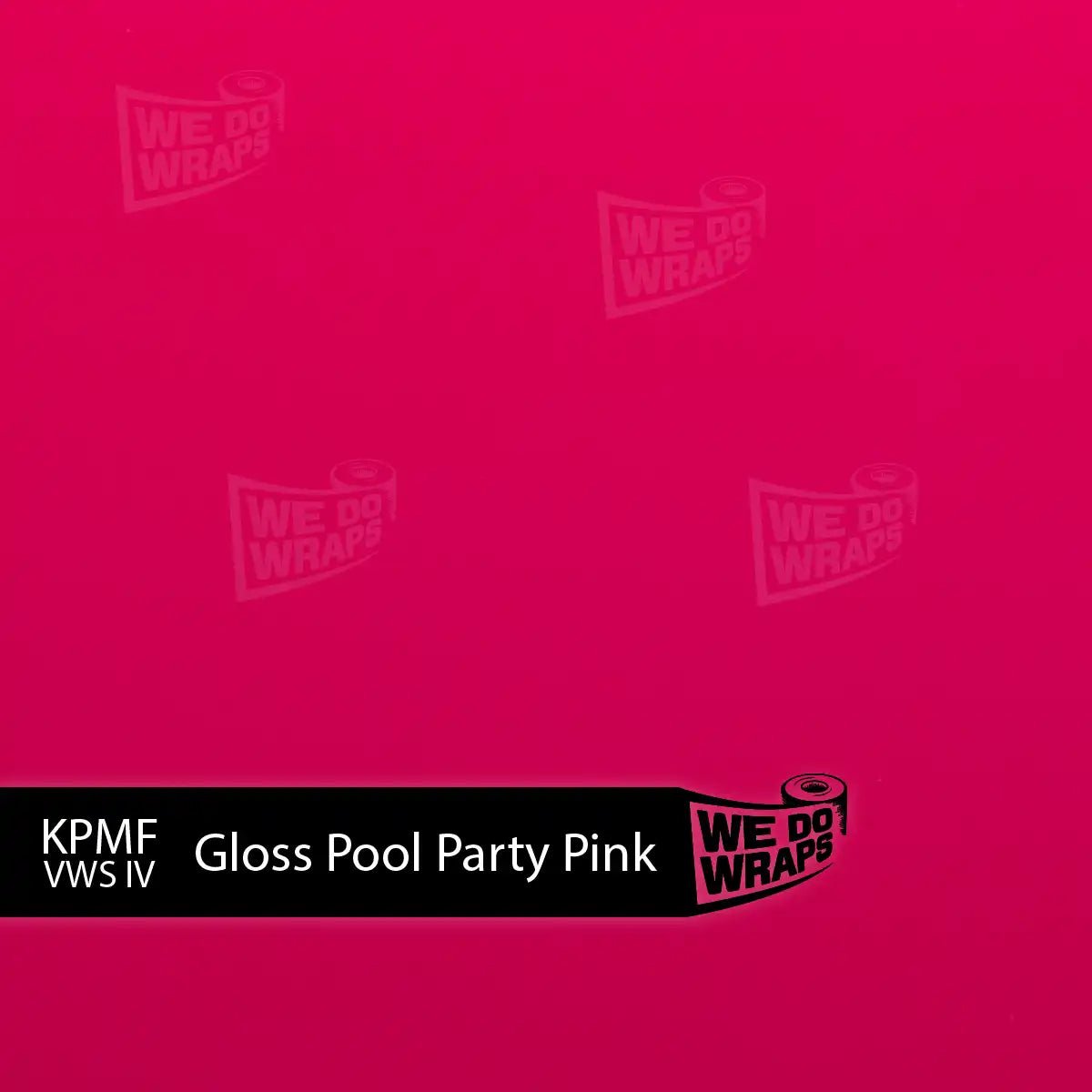 KPMF Gloss Pool Party Pink Tesla Emblem Decals (Front + Back) | Model Y - Tesla Emblems