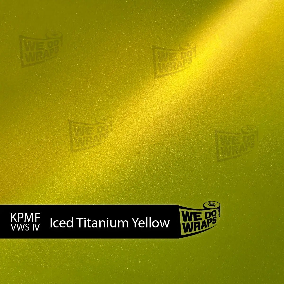 KPMF Iced Titanium Yellow Tesla Charge Port Wrap | Cybertruck - Tesla Emblems