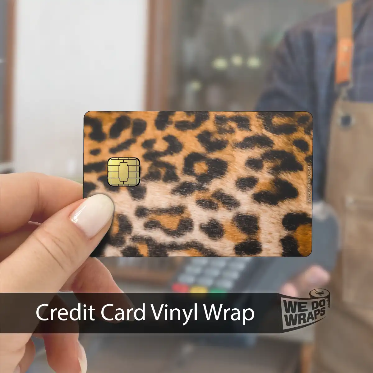 King Cheetah Fur | NFC Key Card Wrap - Tesla Emblems