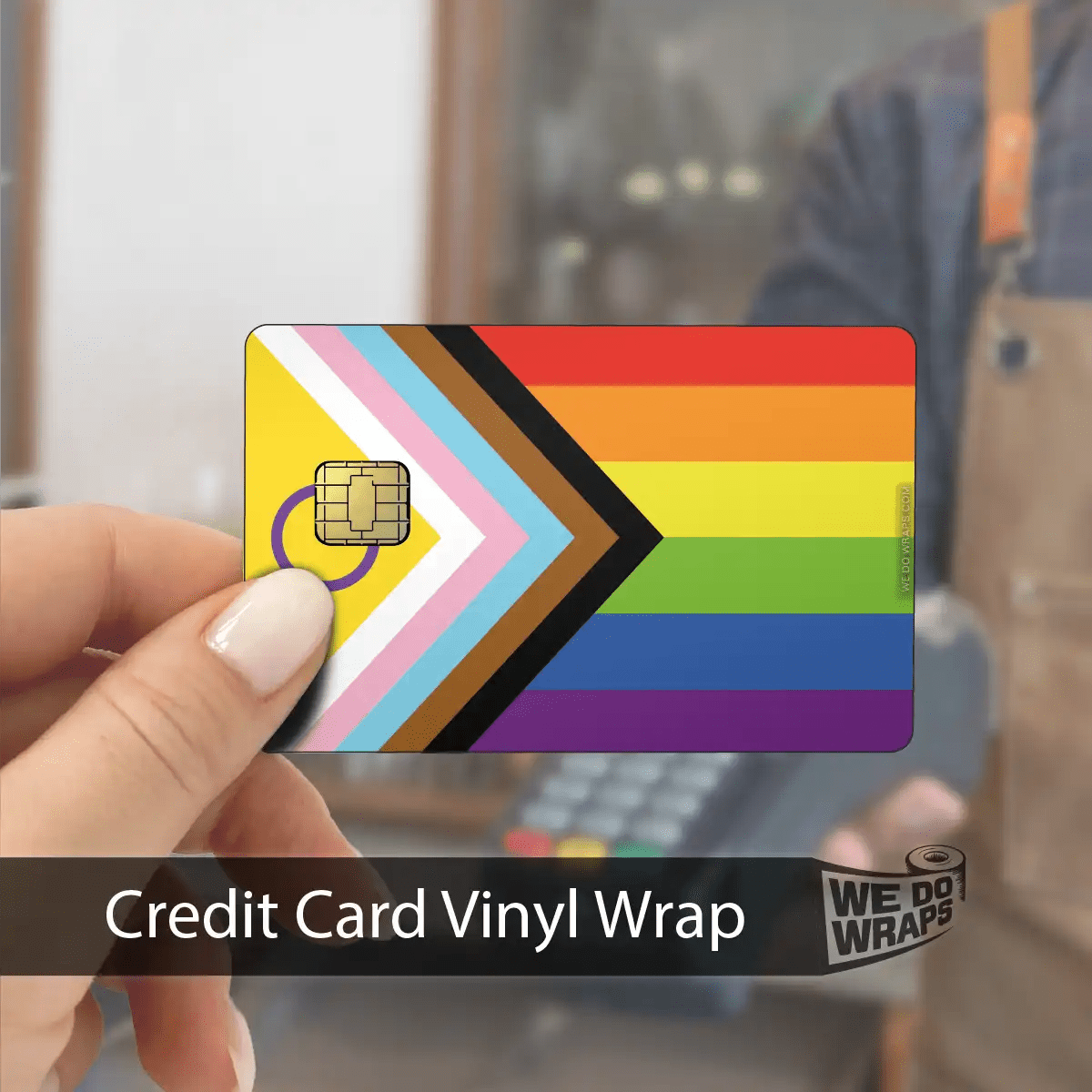 LGBTQ+ Pride Flag | NFC Key Card Wrap - Tesla Emblems