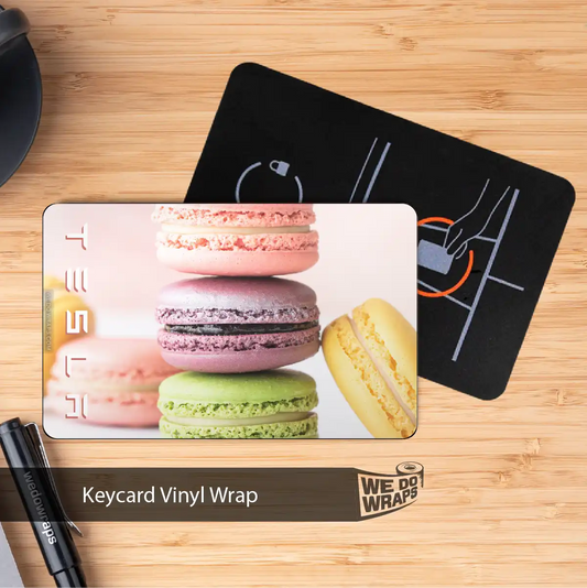 Macaron Tesla Keycard Decal - Tesla Emblems