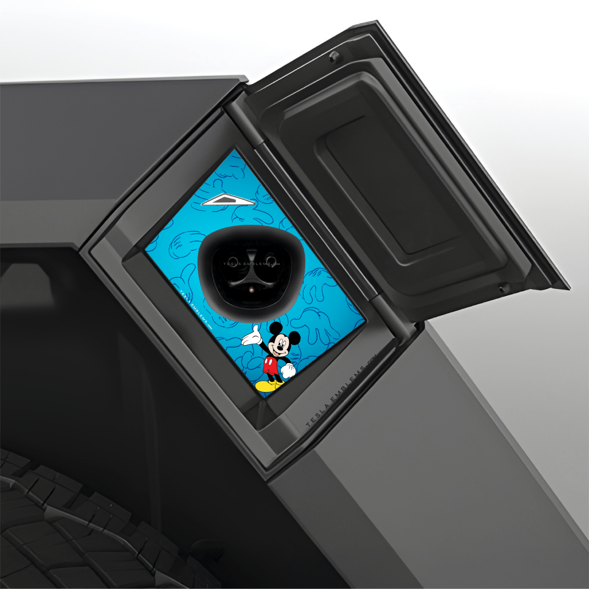 Mickey Mouse Hands Tesla Charge Port Wrap - Tesla Emblems