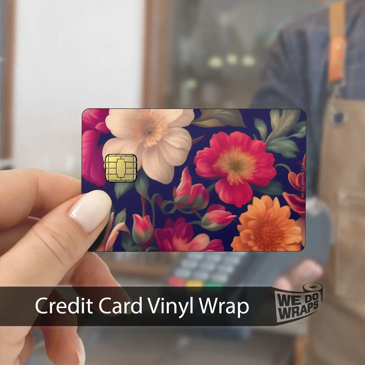 Midnight Bloom | NFC Key Card Wrap - Tesla Emblems