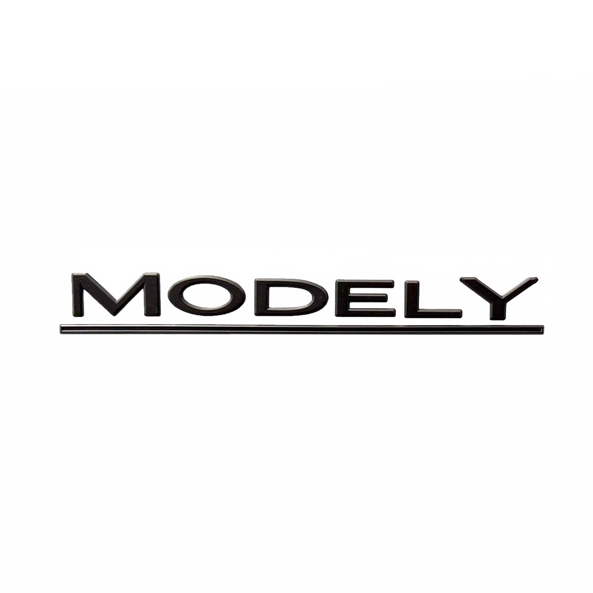 “Model Y” Black ABS Tesla Emblem | Rear Trunk Badging - Tesla Emblems