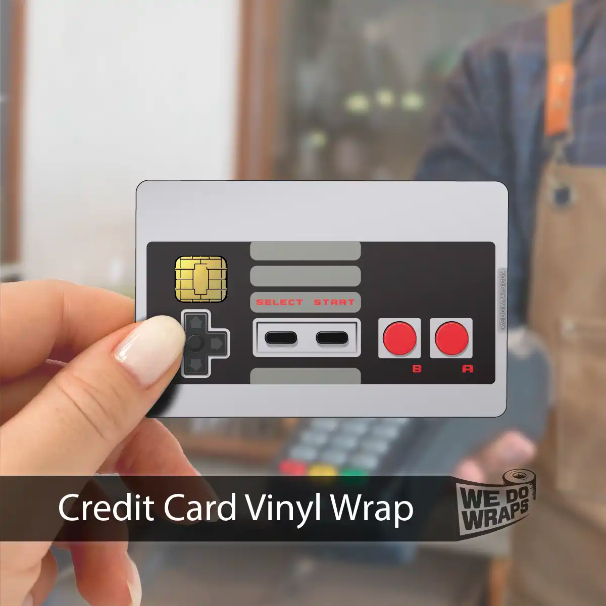 NES Controller | NFC Key Card Wrap - Tesla Emblems
