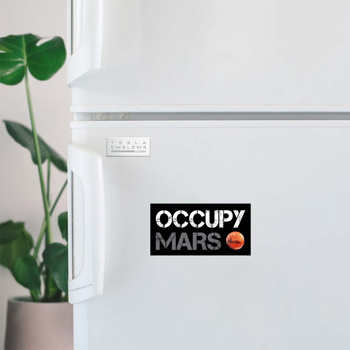 Occupy Mars Vinyl Decal Sticker - Tesla Emblems