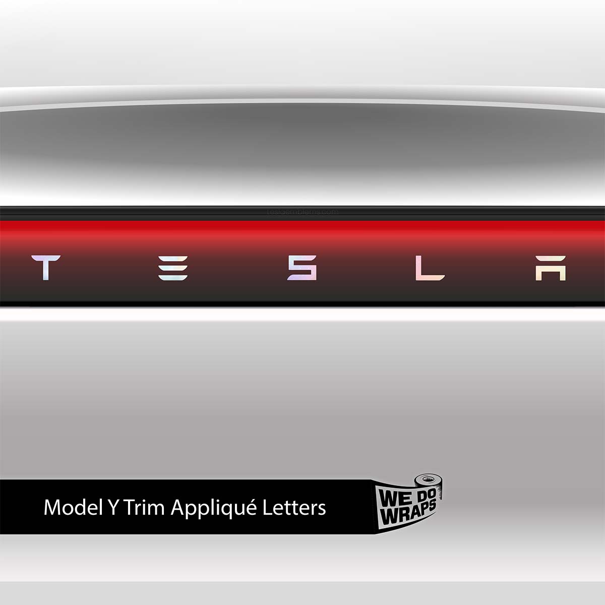 Pastel Galaxy Tesla Emblem Decals (Front + Back) | Model Y - Tesla Emblems