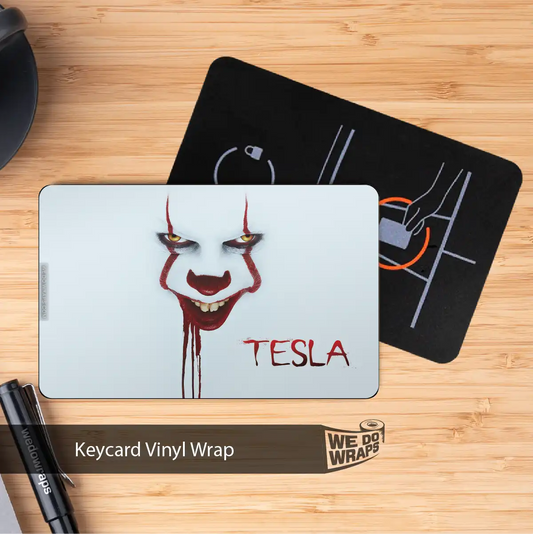 Pennywise the Dancing Clown Tesla Keycard Decal - Tesla Emblems