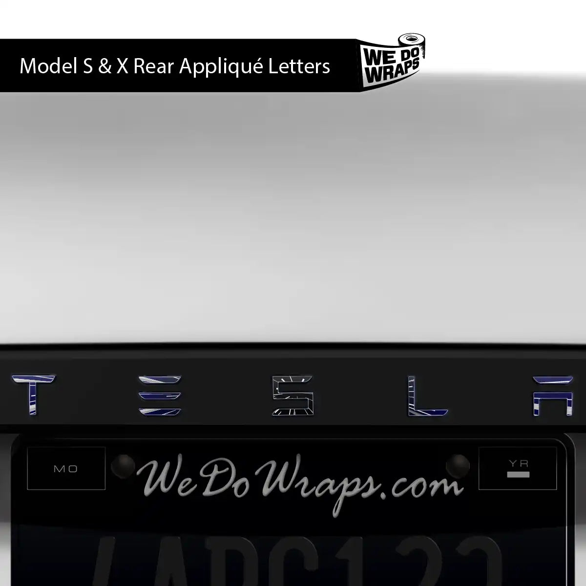Insane Performance Mode Tesla Emblem Decals (Front + Back) | Model X - Tesla Emblems
