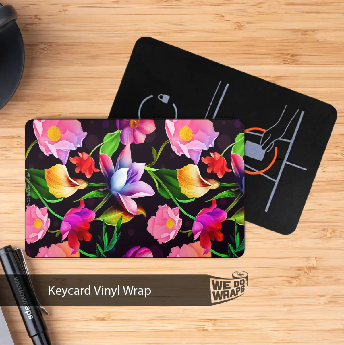 Posies Tesla Keycard Decal - Tesla Emblems