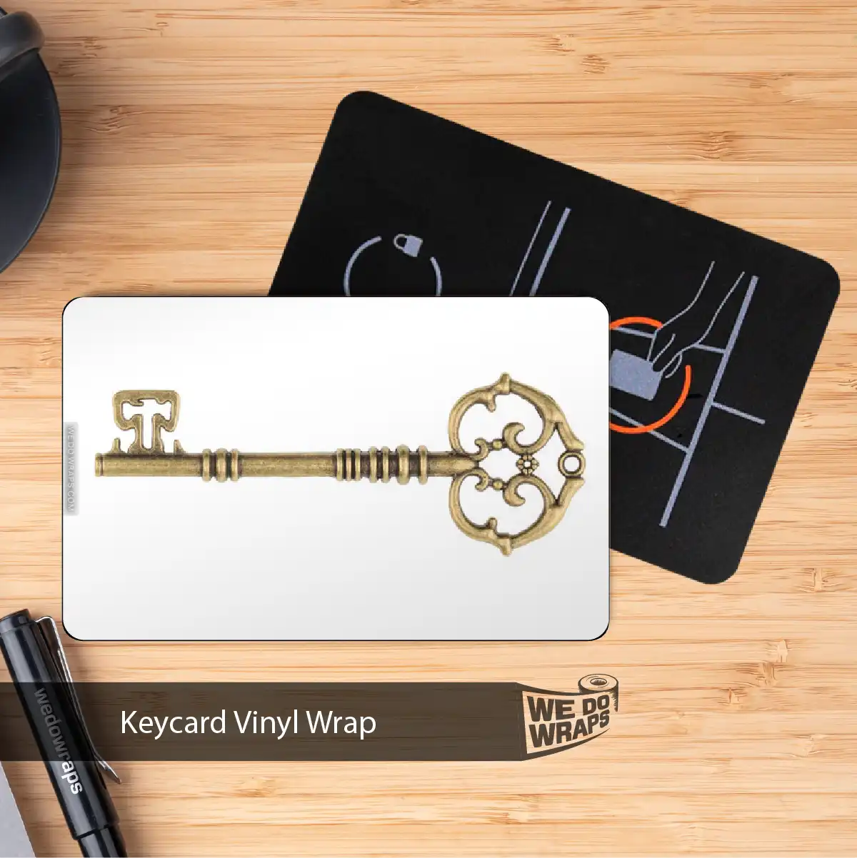 Skeleton Key Tesla Keycard Decal