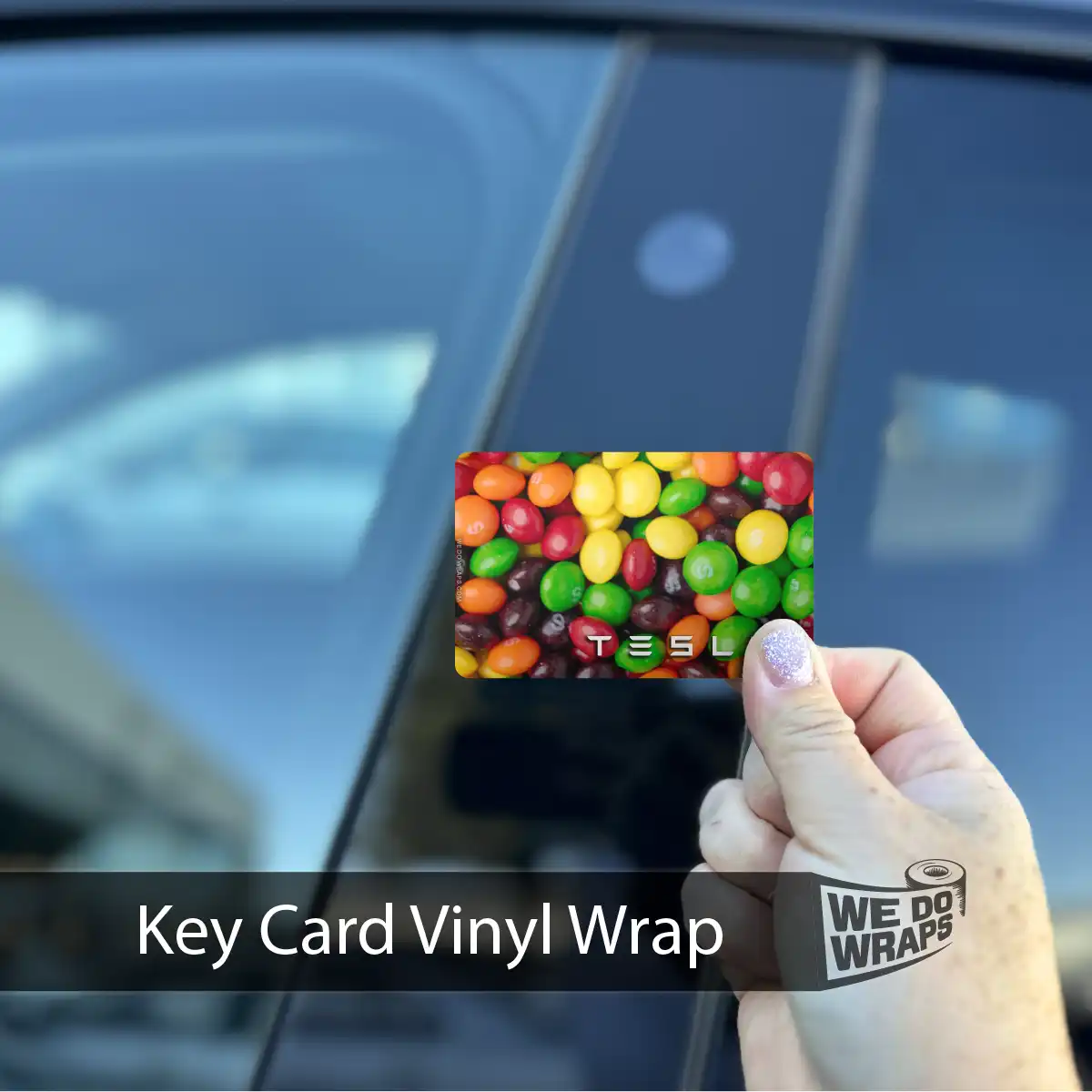 Skittles | NFC Key Card Wrap - Tesla Emblems