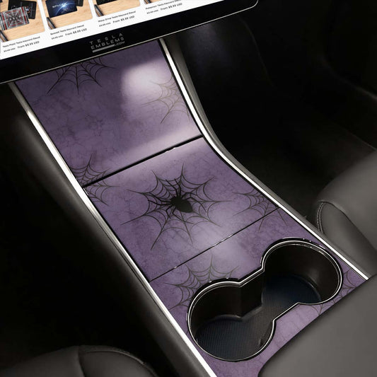 Cobweb Spider Tesla Center Console Wrap Kit | Model 3 ’17 - 20 - Tesla Emblems