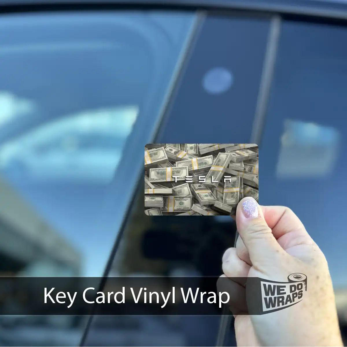 Stacks on Stacks Tesla Keycard Decal - Tesla Emblems