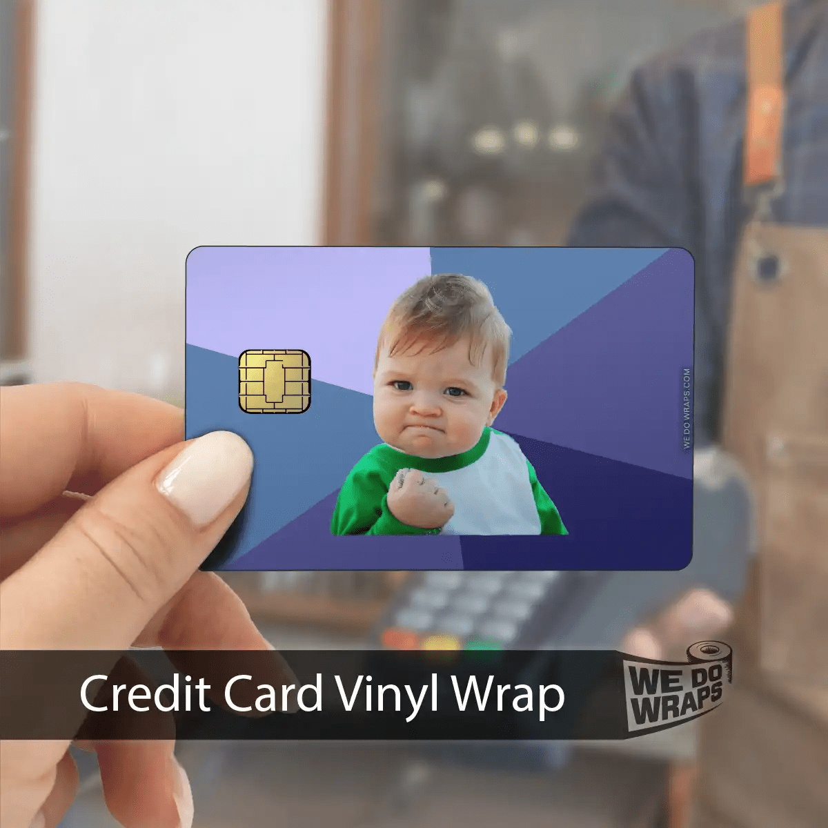 Success Kid Meme | NFC Key Card Wrap - Tesla Emblems