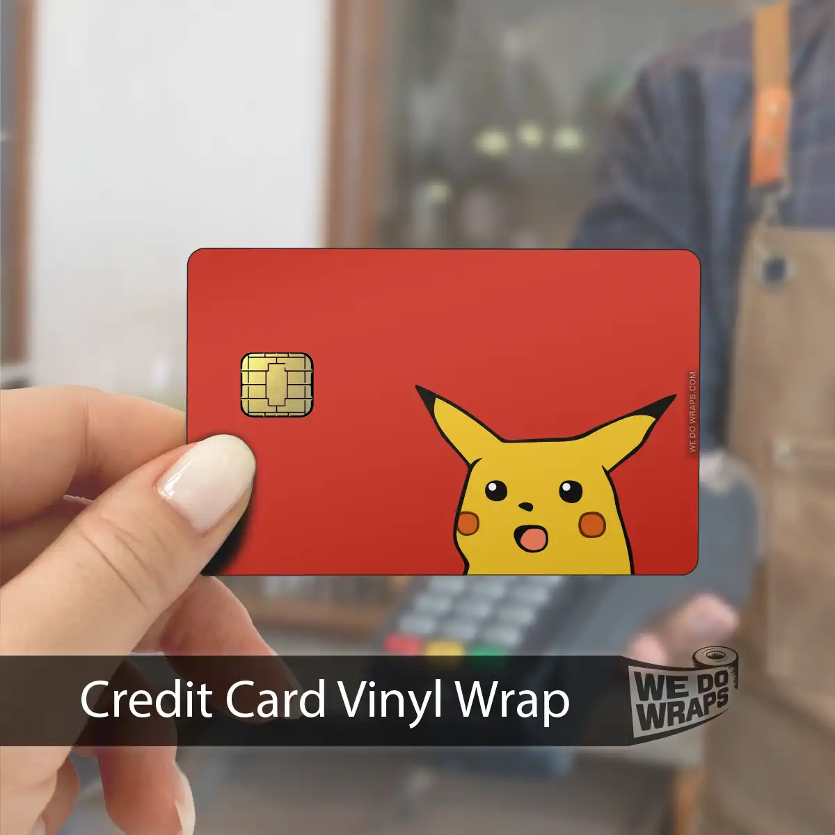 Surprised Pikachu | NFC Key Card Wrap - Tesla Emblems
