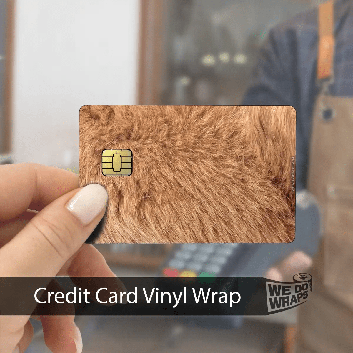 Teddy Bear Fur | NFC Key Card Wrap - Tesla Emblems