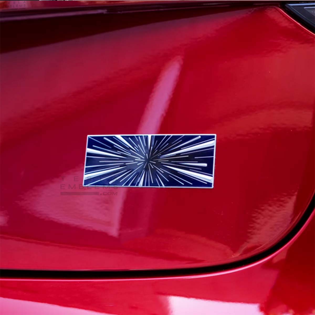 Insane Performance Mode Badge (Blue) - Metal Emblem Tesla 3/Y/S/X Cybertruck "Highland" "Juniper" - Tesla Emblems