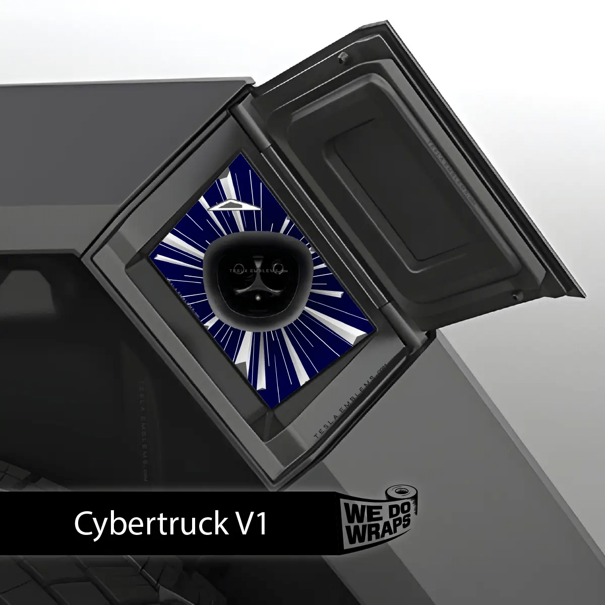 Tesla Insane Performance Mode Charge Port Wrap | Cybertruck - Tesla Emblems