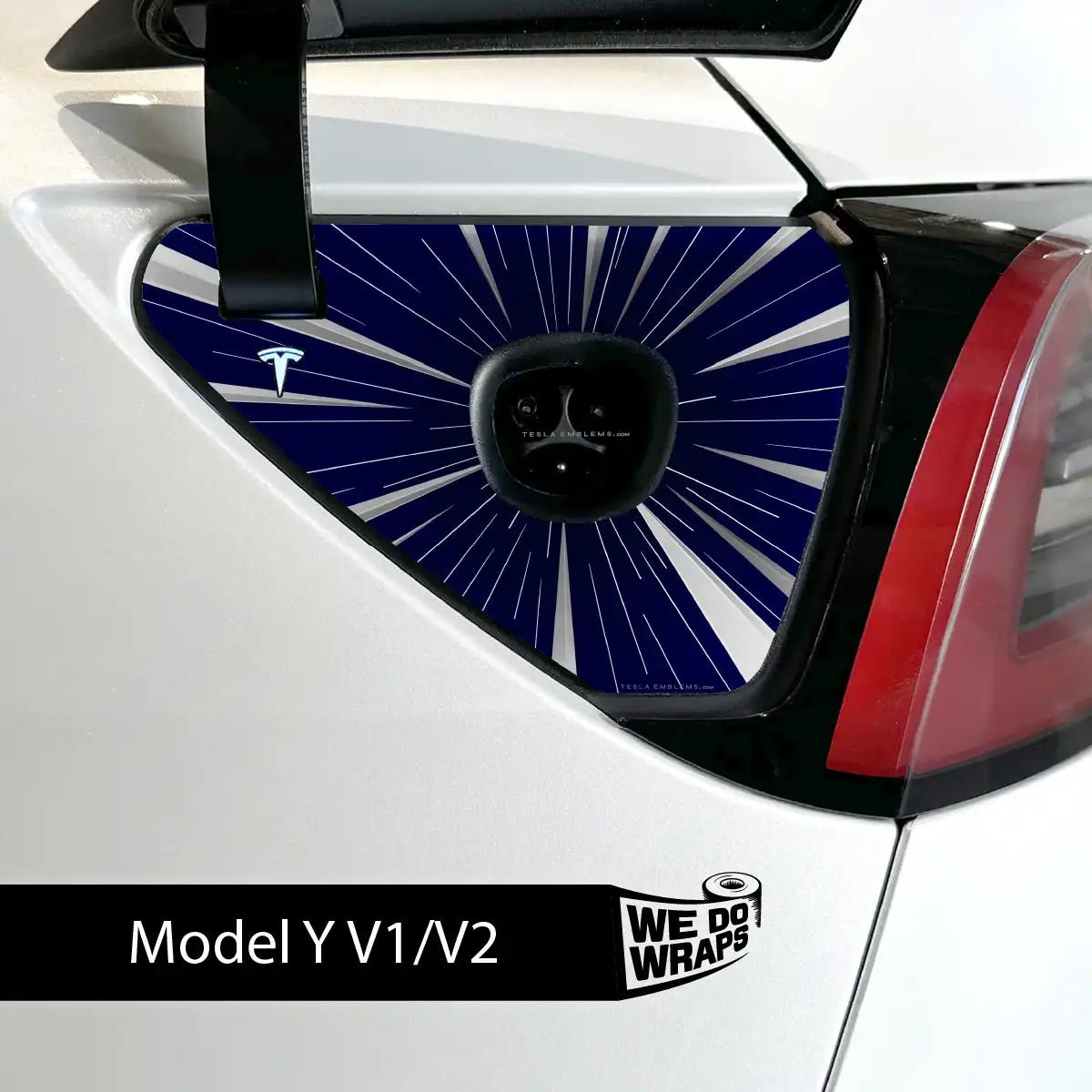 Tesla Insane Performance Mode Charge Port Wrap | Model Y - Tesla Emblems