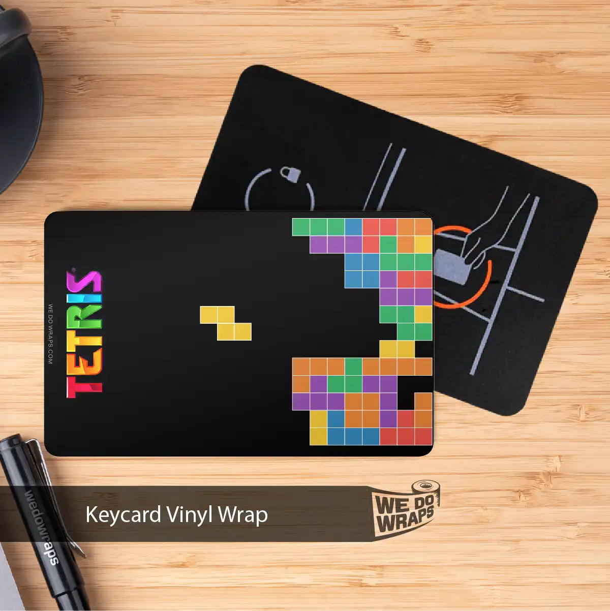Tetris Tesla Keycard Decal - Tesla Emblems