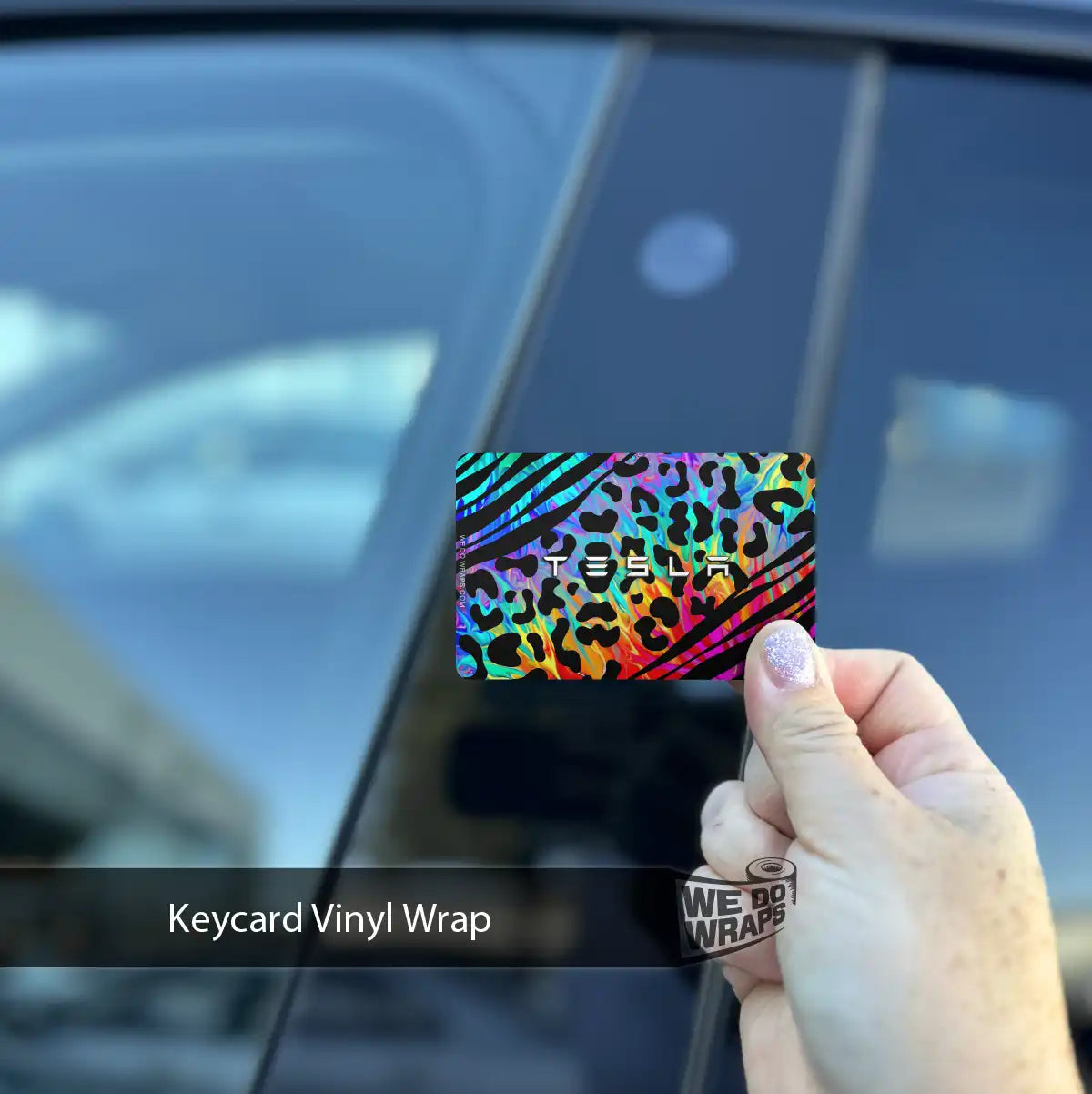 Trippin' Kitty Tesla Keycard Decal