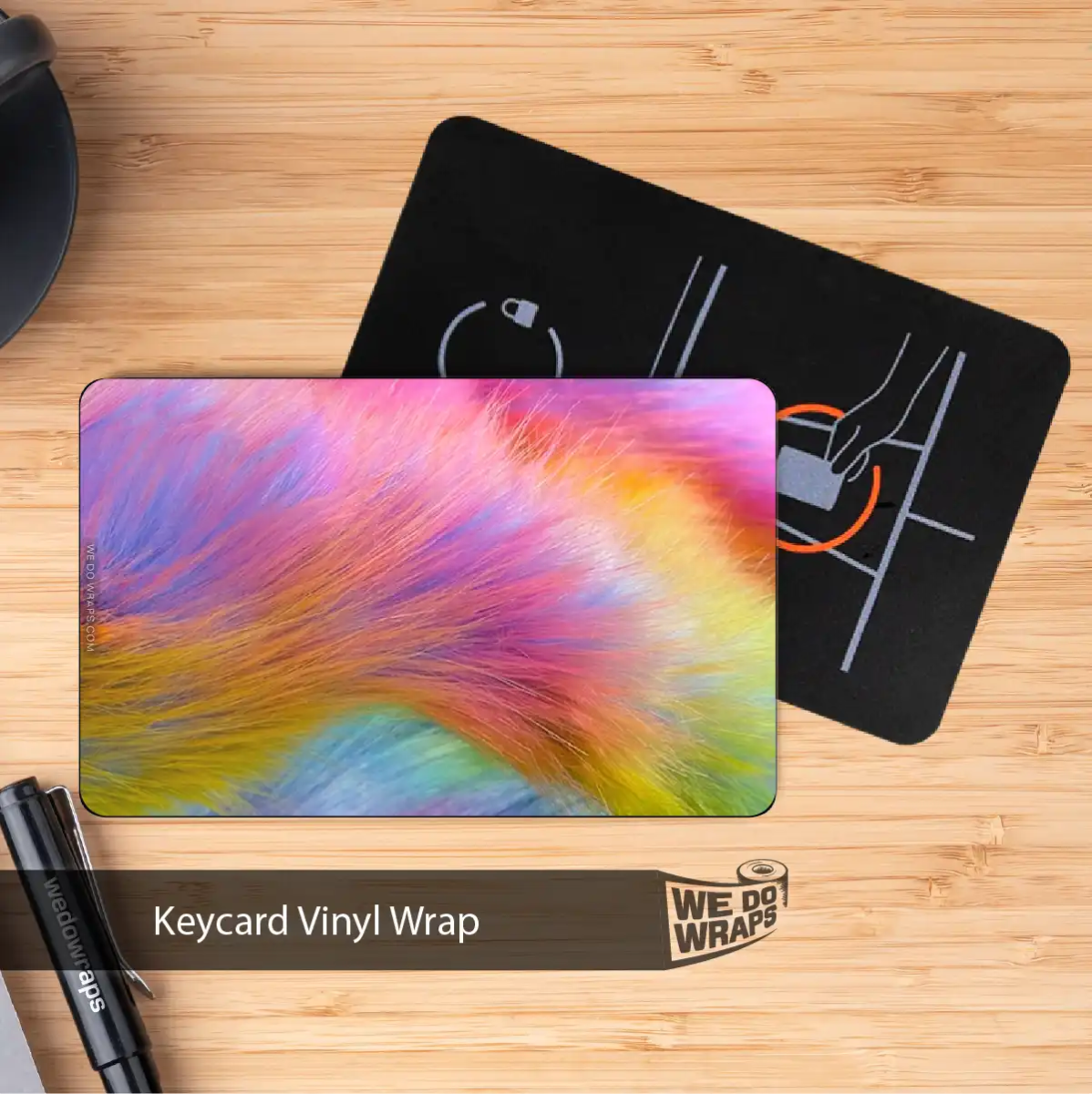 Unicorn Mane Tesla Keycard Decal - Tesla Emblems
