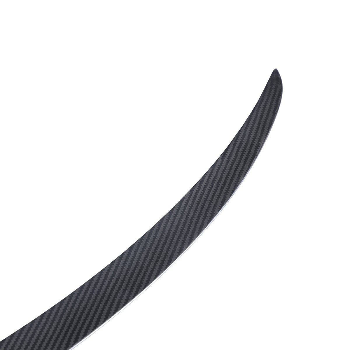 2024+ Tesla Model 3 "Highland" - Matte Carbon Fiber Performance Spoiler - Tesla Emblems