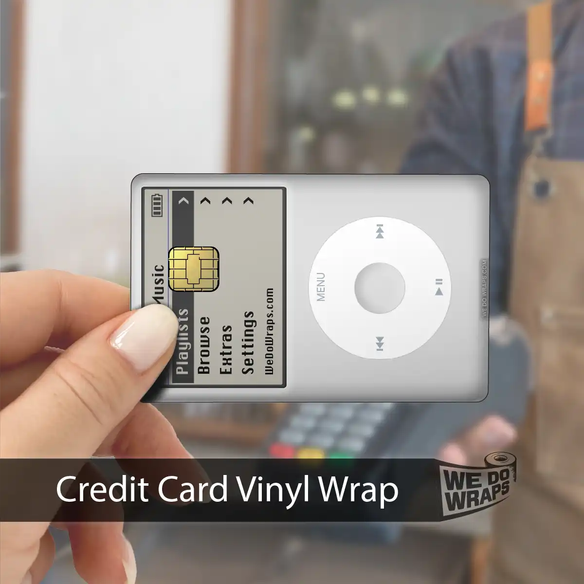iPod | NFC Key Card Wrap - Tesla Emblems