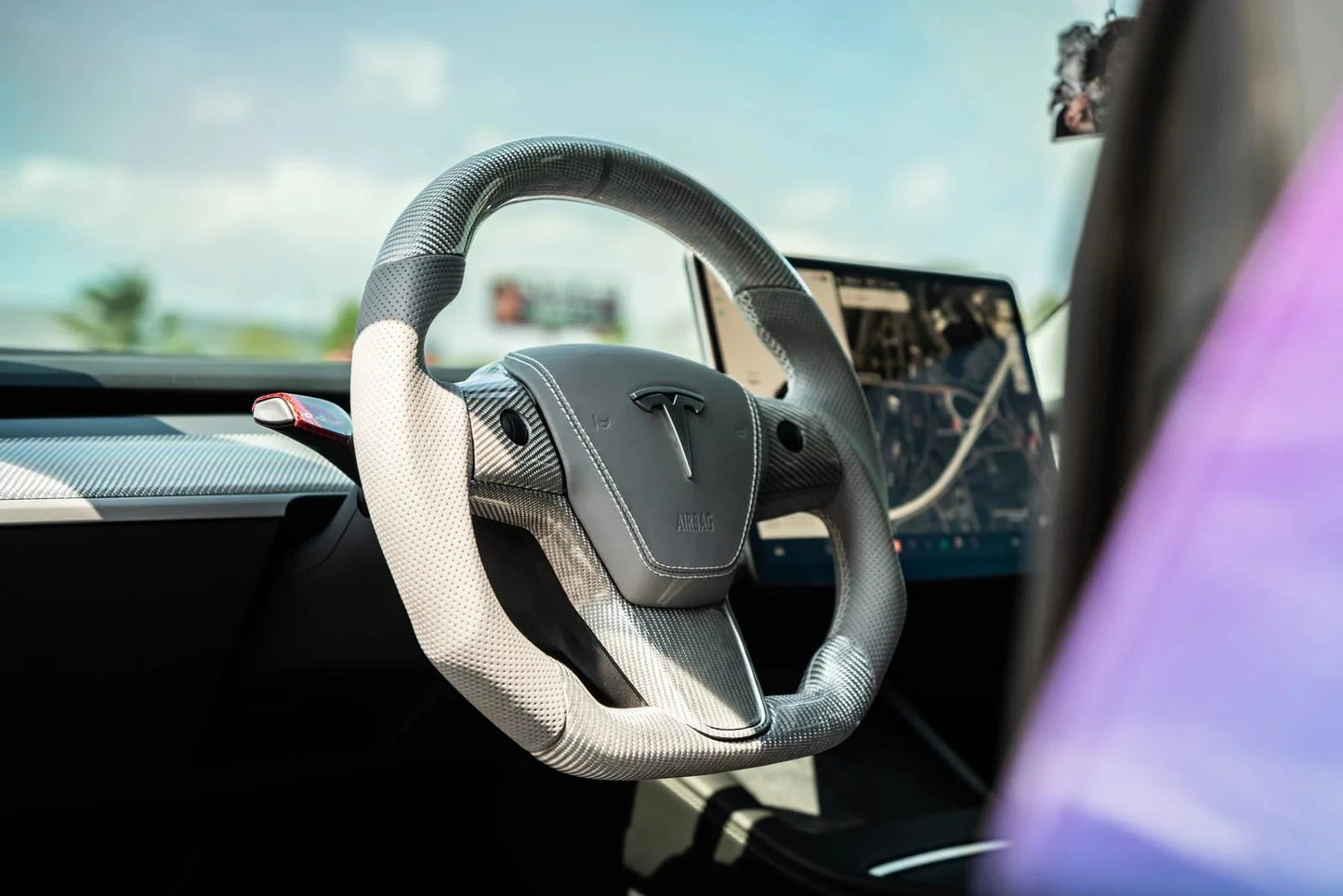 2017-2023 Tesla Model 3/Y - Spectre Fiber Dashboard Replacement