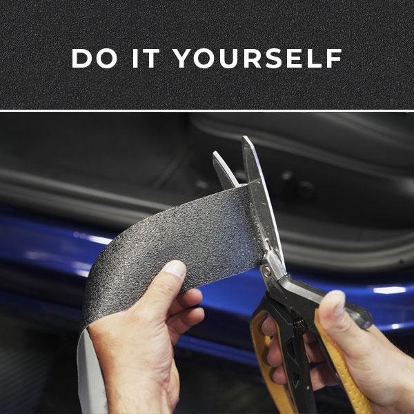 STEProtect Universal 3D Door Sill Protector DIY Kit - Tesla Emblems