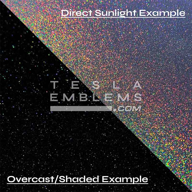 KPMF Morpheus Black Tesla Side Marker Decals (2pcs) - Tesla Emblems