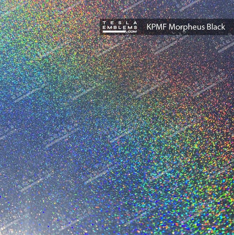 KPMF Morpheus Black Tesla Door Handle Decals (4pcs) - Tesla Emblems