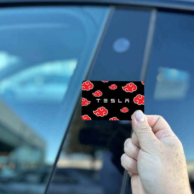 Naruto Akatsuki Tesla Keycard Decal - Tesla Emblems